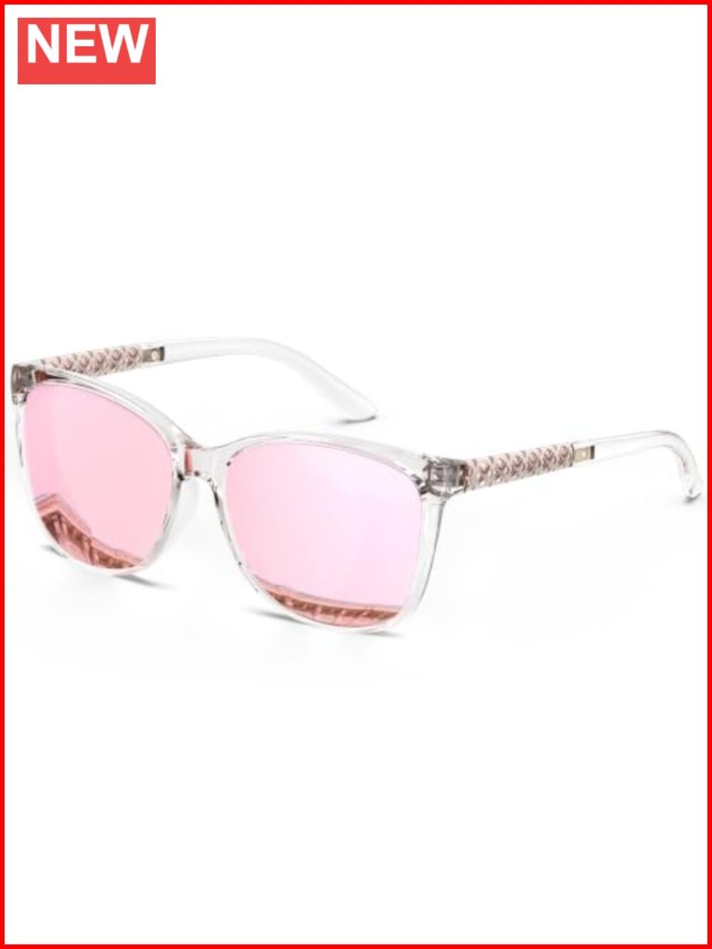 Polarized Sunglasses Retro UV400 Openwork Metal Plastic Frame
